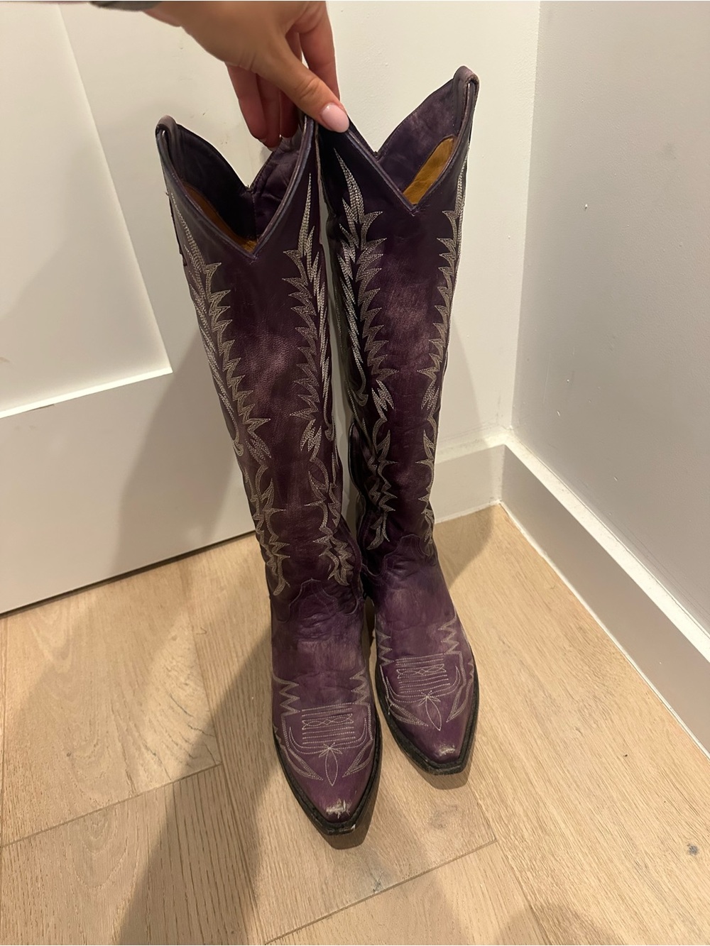 Purple old gringo boots